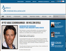 Tablet Screenshot of abbas-schirmohammadi.de